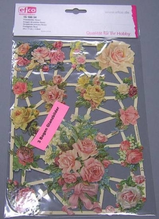Poesiebild 24 x 17 cm Rosen