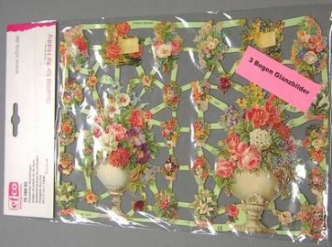 Poesiebild 24 x 17 cm Blumenbogen