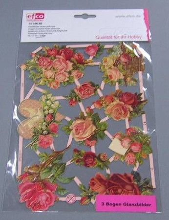 Poesiebild 24 x 17 cm Rosen