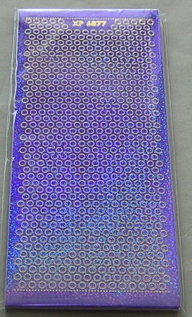 Stickerbogen Polka Dots / Polka Stippen purple