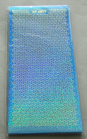 Stickerbogen Polka Dots / Polka Stippen sky blue