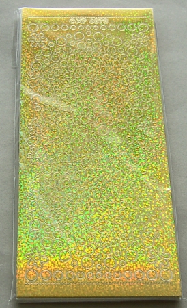 Stickerbogen Polka Dots diverse Formen yellow