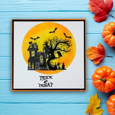 Preview: Polkadoodles Spooky Time Clear Stamps Transparente Stempel