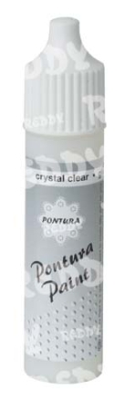 Pontura Farbe, Malflasche zu 10 ml kristall (Wassertropfen)