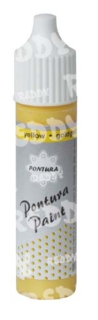 Pontura Farbe, Malflasche zu 10 ml goldgelb