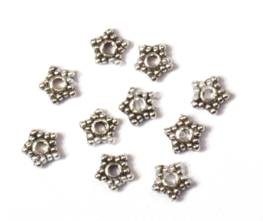 Pontura Metallkränzchen 6 mm silber