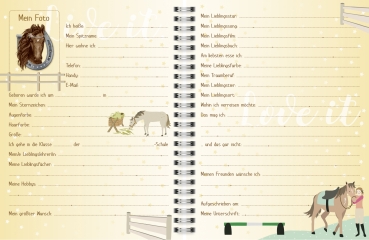 Preview: BRUNNEN Freundebuch Ponylove