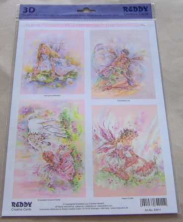 Preview: 3 D Stanzbogen Set Faerie Poppets Twinpack