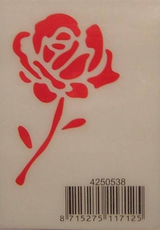 Prägeschablone Rose
