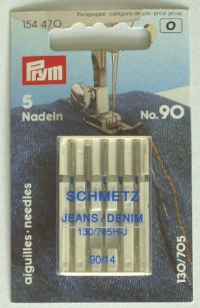 Prym Schmetz Jeans Denim Nadeln Nr. 90 5 Stück