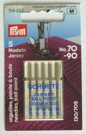 Prym Schmetz Jersey Nadeln Nr. 70  - 90, 5 Stück sorti.