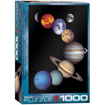 Eurographics Puzzle mit 1000 Teilen NASA The Solar System