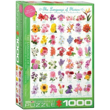 Eurographics Puzzle mit 1000 Teilen Language of Flowers Sprache der Blumen
