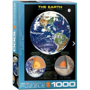 Eurographics Puzzle mit 1000 Teilen The Earth Die Erde