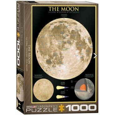 Eurographics Puzzle mit 1000 Teilen The Moon Der Mond