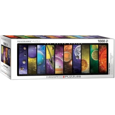 Puzzle mit 1000 Teilen Panorama The Solar System Das Sonnensystem