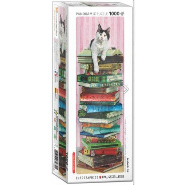 Puzzle mit 1000 Teilen Panorama Academic Cat