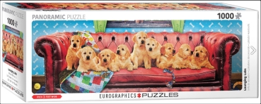 Puzzle mit 1000 Teilen Panorama Panoramic Lounging Labs