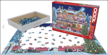Preview: Eurographics Puzzle mit 1000 Teilen Weihnachtsvorbereitungen