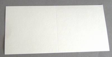 Quadratische Doppelkarte 125 x 125 mm elfenbein