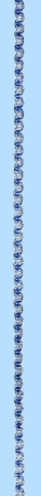Borte ca. 3 - 4 mm pro Meter hellblau dunkelblau