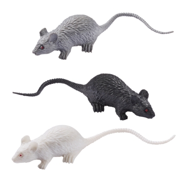 Ratte farbig sortiert 4 cm 3 Stück