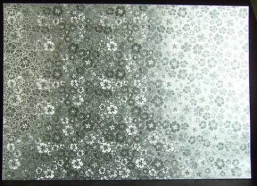 Dufex Texturen, Blüten, silber