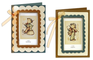 Preview: Reddy Originalkunst M. I. Hummel Bastelset Wanderbub - Geigerlein