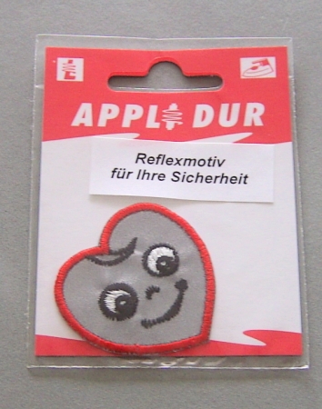 Kleiber Reflexmotiv lachendes Herz