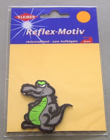 Kleiber Reflexmotiv Krokodil