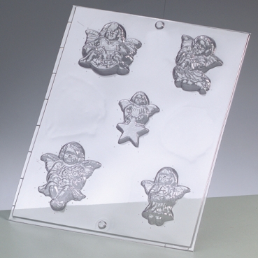Preview: Reliefform Engel 5-teilig 6 bis 8 cm