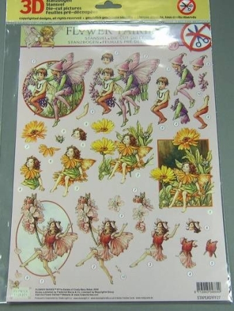 3D Stanzbogen Flower Faries Nr. 27