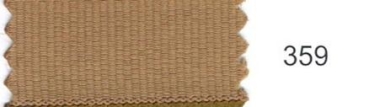 Ripsband 3 mm breit pro Meter taupe