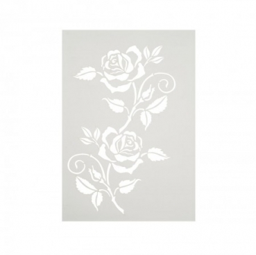 Stencil Rosenranke DIN A4 1-teilig