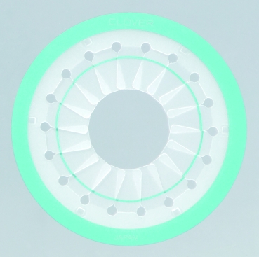 Preview: Clover Rosettenschablone klein
