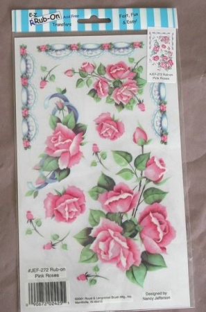 RUBBELBILDER  Pink Roses