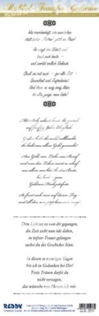 Reddy Cards Rubbelbilder Gedichte, Hochzeit, Trauer