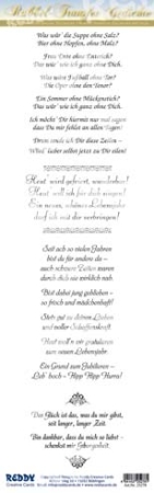 Reddy Cards Rubbelbilder Gedichte, Geburtstag, Jubiläum