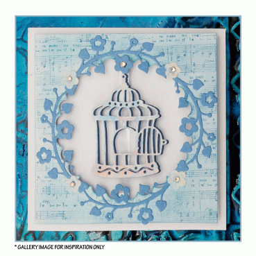 Preview: Crafty Individuals Springtime Music Background Unmounted Rubber Stamps