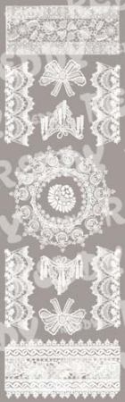 Reddy Cards Rub On Ornamente gold 5