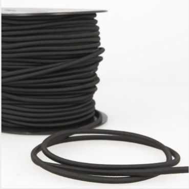 RELAX Rundgummi ca. 5 mm pro Meter schwarz