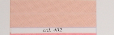Schrägband aus Baumwolle 60/30 je Meter helles rosa