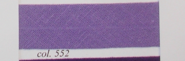Schrägband aus Baumwolle 60/30 je Meter lila