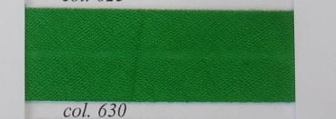 Schrägband aus Baumwolle 60/30 je Meter grün