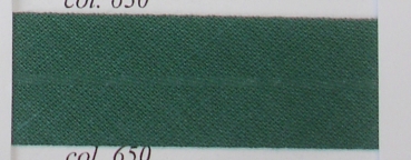 Schrägband aus Baumwolle 60/30 je Meter dunkelgrün