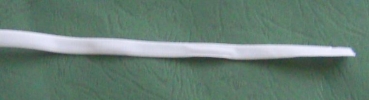 Samtband 9 mm breit pro Meter weiss