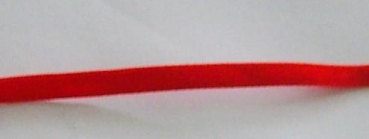 Samtband 9 mm breit pro Meter rot