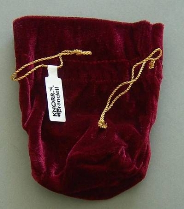 Knorr-Prandell Samtsäckchen 14 x 18 cm rot