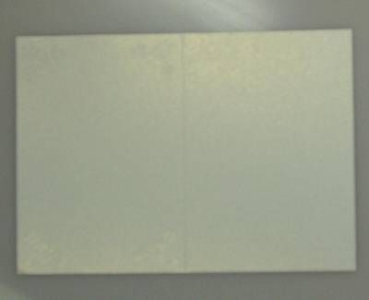Doppelkarten A6 mit Eckprägung Rose diamant-weiss