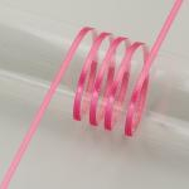 Satinband 3 mm breit pro Meter pink